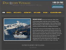Tablet Screenshot of discoveryvoyages.com